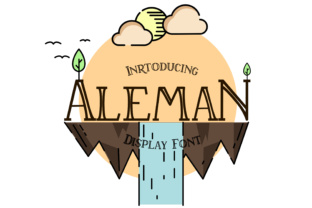 Aleman: A Tasteful Two-Lined Display Font for Editorial Charm