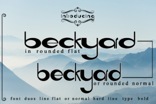 Beckyard: A Rounded Display Font for Thoughtful Editorial Design