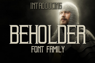 Beholder Gothic Typeface for Editorial Design
