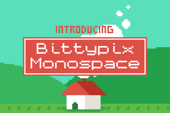 Bittypix Monospace: A Display Font for Creative Crafters and Printables