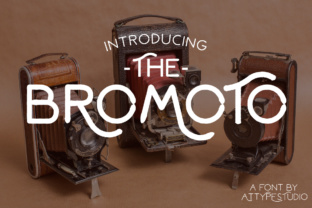 Bromoto Font: Playful Display Fonts for Handmade Labels & Printables