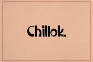 Chillok: A Beautiful Display Font for Digital Branding