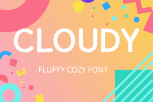Cloudy Font: A Cute Display Font for Handmade Brands