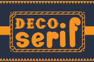 Deco Serif: A Display Font That Turns Headlines Into Moments