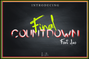 Final Countdown: A Display Font for Editorial Impact