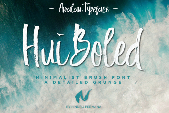 Hui Boled: A Textured Font for Modern Branding