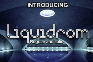 Liquidrom: A Display Font That Elevates Real Business Branding