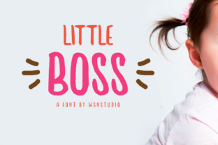 Little Boss: A Font That Adds Charm to Every Craft Project