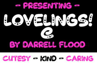 Lovelings Display Font for Heartwarming Editorial Projects