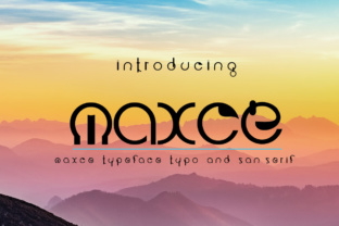 Maxce Display Font for Distinctive Brand Identity