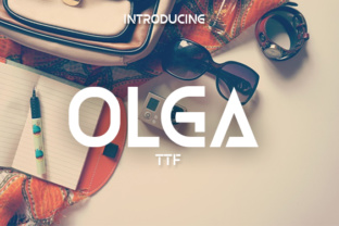 Olga: A Versatile Display Font for Creative Projects