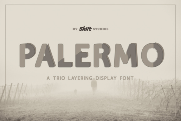Palermo: A Bold Display Font for Creative Handmade Projects