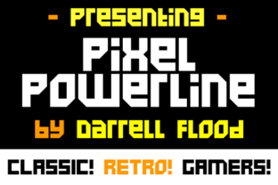 Pixel Powerline: A Bold Choice for Gaming and Sci-Fi Branding