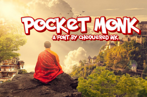Pocket Monk: A Display Font for Editorial Elegance
