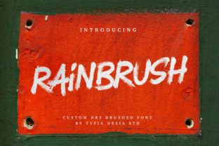 RainBrush Display Font for Bold Digital Branding