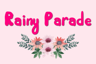 Rainy Parade: A Bold Font for Creative Crafters