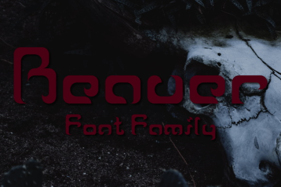 Reaver Family: A Horror Bestial Display Font for Bold Campaigns