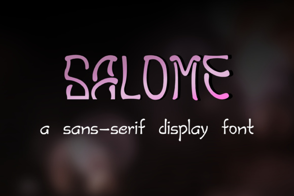 Salome Display Font for Distinctive Web Typography