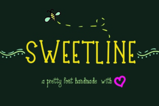 Sweetline: A Handmade Font for Memorable Branding and Digital Design