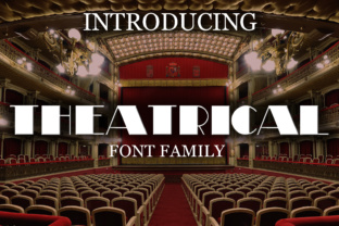 Theatrical Font: A Retro Display Typeface for Editorial Impact