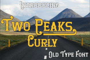 Two Peaks Curly: A Striking Display Font for Editorial Design