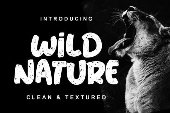 Wild Nature Font: Bold Display Typeface for Digital Branding