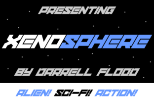 Xenosphere: A Sci-Fi Display Font for Bold Brand Identity