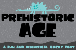 ZP Prehistoric Age Font for Handmade Branding